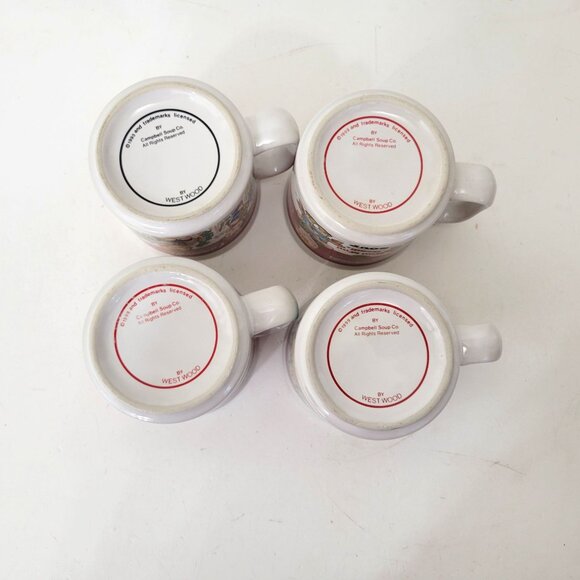 Vintage Campbell's Soup Mugs, Campbell Kids, Set of Four - Picture 3 of 6